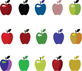 Vibrant fruit and berry medley forms a seamless, repeating pattern on white background