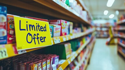 Classroom Supplies on Sale, Limited Offer Signage