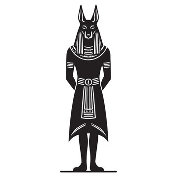 recommend clip art: Watchful Anubis silhouette, ever-vigilant in the afterlife - Anubis illustration - Anubis vector - Egyptian god silhouette - Egyptian silhouette
                    
                    