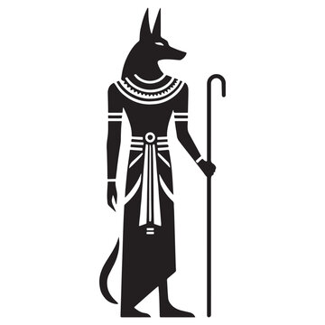 recommend clip art: All-powerful Anubis silhouette, ruler of the tombs - Anubis illustration - Anubis vector - Egyptian god silhouette - Egyptian silhouette
                    
                    