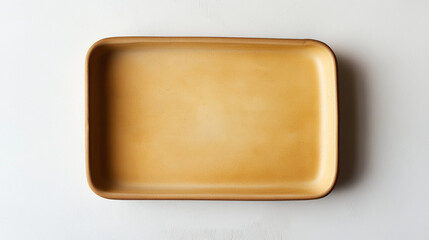 The empty plate isolation on white background, Illustration