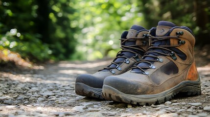 Pair of reliable hiking boots designed for comfort and durability perfect for any outdoor adventure and exploration