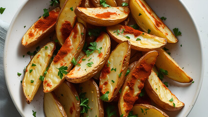 Crispy Seasoned Potato Wedges Recipe – Perfectly Spiced & Baked to Perfection