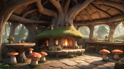 Fairytale cottage interior © PAUL