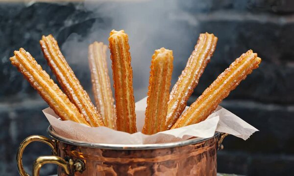 snack sticks in a glass