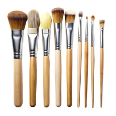 Fototapeta premium Set of brushes isolated on transparent background 