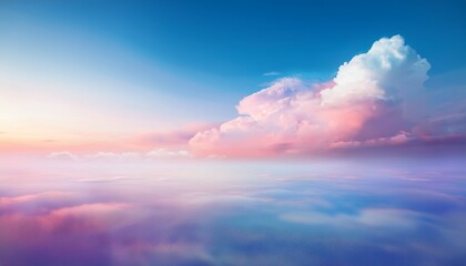 Obraz premium The sky whispers secrets of the evening. 