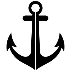 anchor on white background