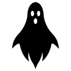 vector illustration of a halloween ghost