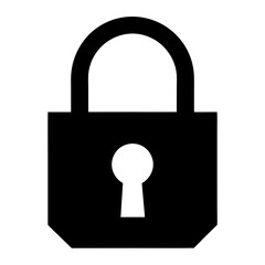 lock icon vector illustration