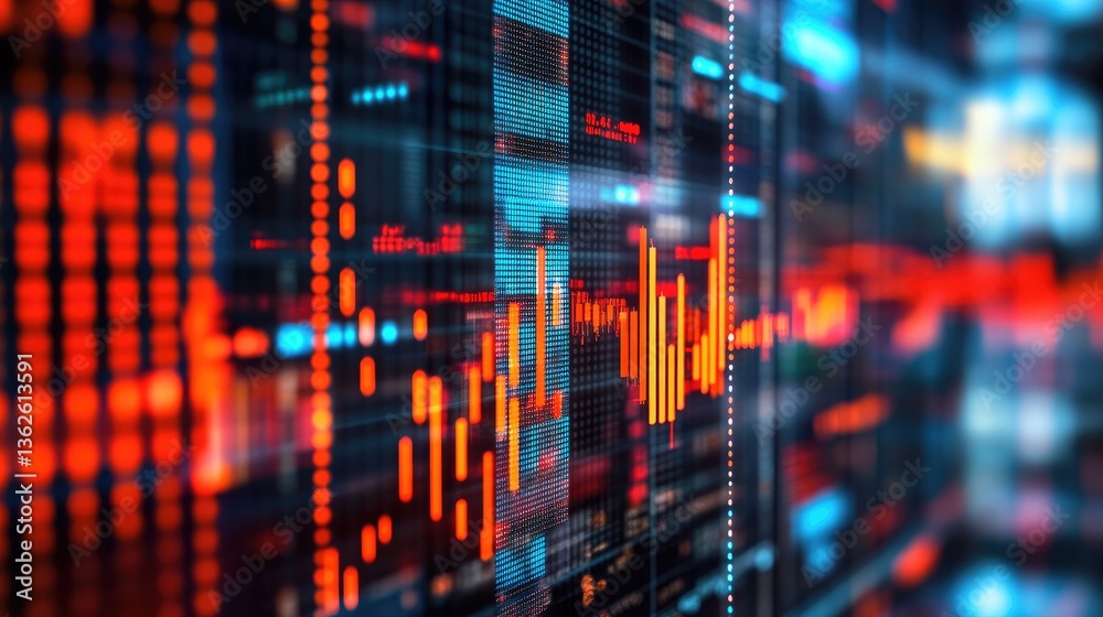 Poster ai-driven cybersecurity system analyzing financial transactions for threats and unauthorized access.