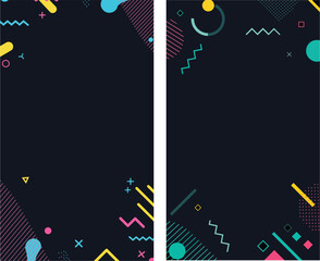 Abstract Design Vector with Modern Shapes and Creative Background