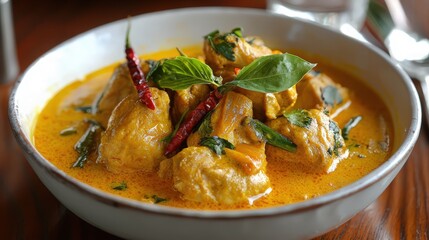 kuku paka with coconut chicken creamy