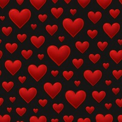 ハート型のパターン背景