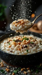 Creamy Casserole with Spoon