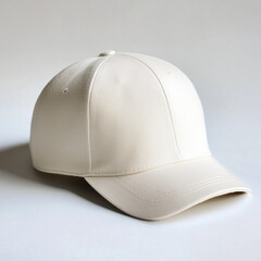 Fototapeta premium a simple, cream hat that has room to add a logo --v 6.1*. Ai generated images.