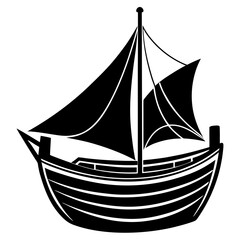 Boat Silhouette Vector