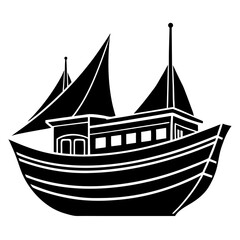 Boat Silhouette Vector