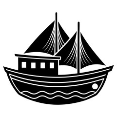 Boat Silhouette Vector