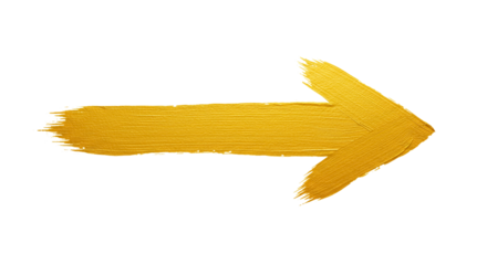 golden Brushstroke Arrow