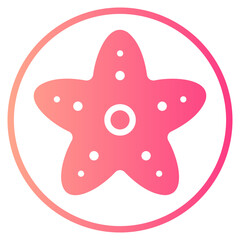 starfish gradient icon