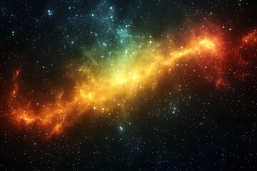 A Vibrant Nebula Illuminates the Dark Vastness of Deep Space