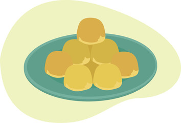 Nastar - pineapple filled shortbread style cookies