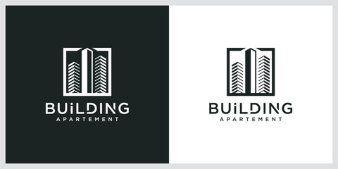 Building logo design architecture inspiration, Vector illustration