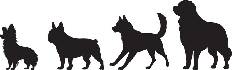 dog silhouette