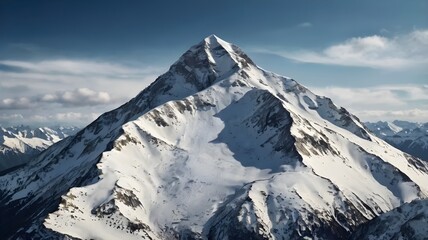 Snowy Mountain Peak Fictional Background