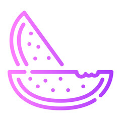 watermelon gradient icon