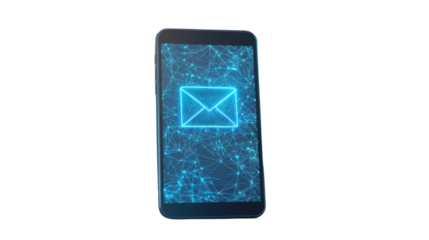 mobile phone isolated on white background
