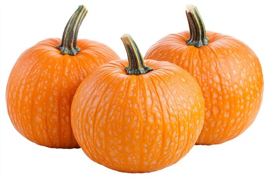 Bright orange pumpkins arranged together highlighting autumn harvest time and seasonal festivities