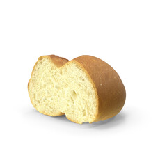 Slice of baguette bread piece