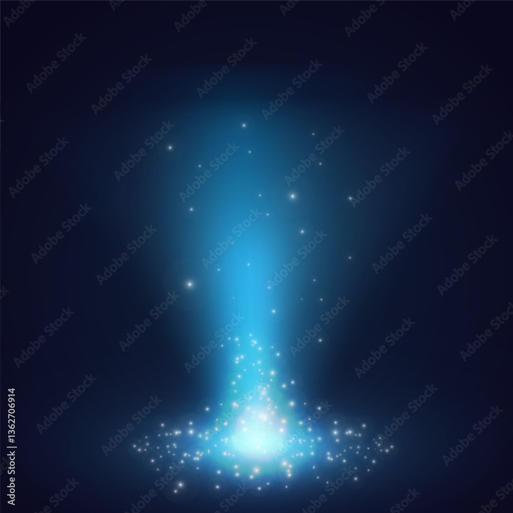 Poster background with rays of light. vector illustration