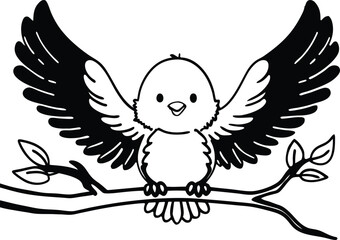 vector illustration of an eagle