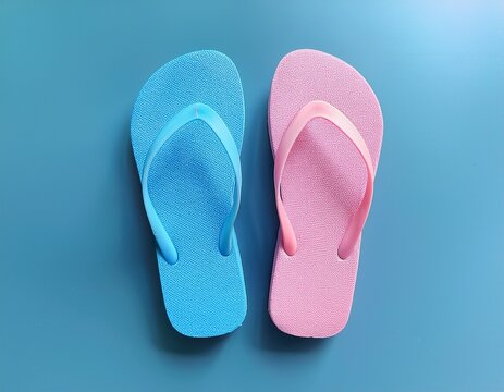 pink flip flops