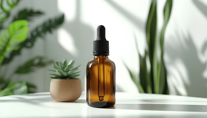 Cbd wellness product, essential hemp cbd oil showcased on a sleek white backdrop, highlighting cbds holistic wellness. essential hemp cbd oil showcased on a sleek white backdrop