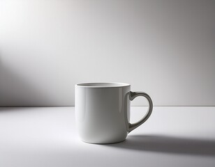 Obraz premium white cup of coffee