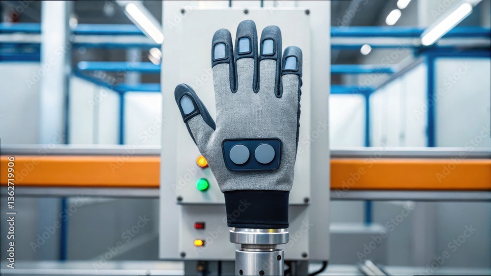 Aufkleber Advanced Glove for Interactive Machine Interface Technology Use