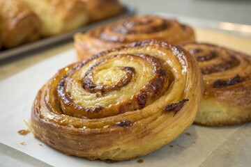 Golden, Gooey Cinnamon Rolls A Delicious Bakery Treat