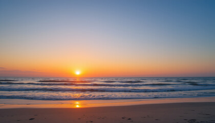 Fototapeta premium The sun is setting.