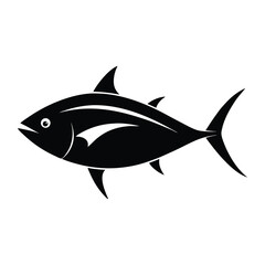 vector illustration of a tona fish