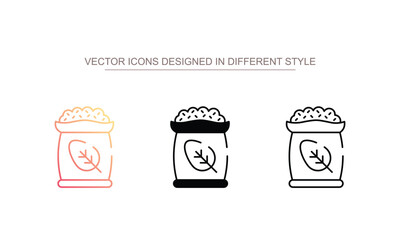 Compost icon design with white background stock illustration