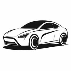 Obraz premium black sports car