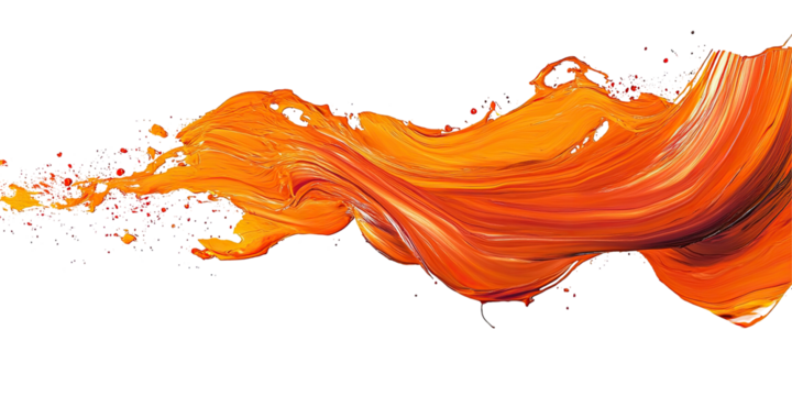 Dynamic Orange Fluid Flow