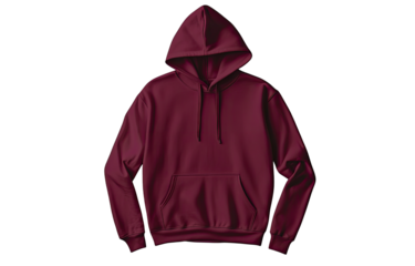 Solid burgundy hoodie