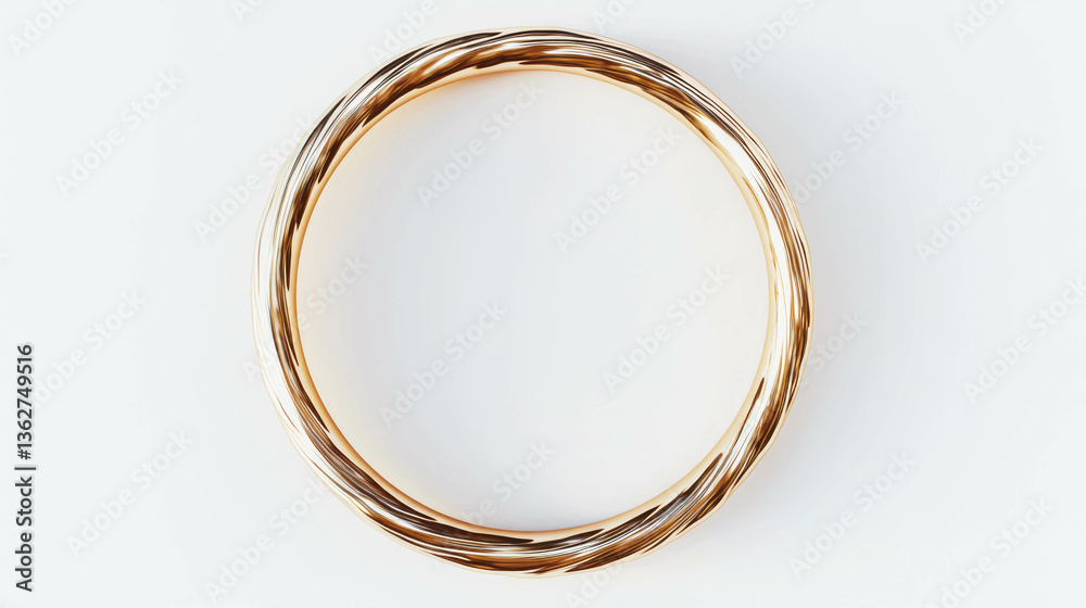Poster Elegant empty spiral shape for design and decoration