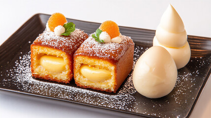 Fototapeta premium zabaione cake