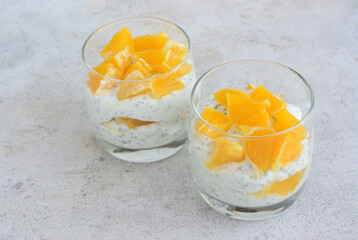 Chia Seed Pudding with Fresh Orange